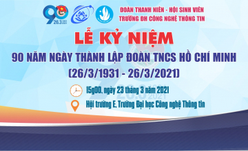 Lễ kỷ niệm 90 năm ngày thành lập Đoàn TNCS Hồ Chí Minh (26/3/1931 - 26/3/2021)
