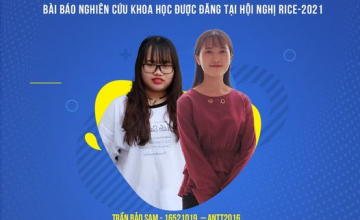Chúc mừng nhóm sinh viên đã có bài báo khoa học đăng tại Hội nghị khoa học RICE-2021 (Research in Intelligent Computing in Engineering)