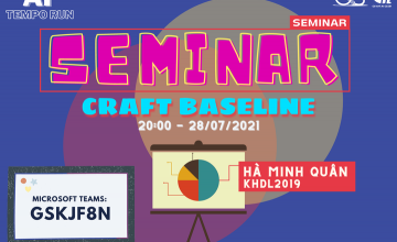 [AI Tempo Run] Thông báo về buổi seminar