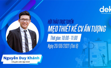 Webinar Mẹo thiết kế CV ấn tượng