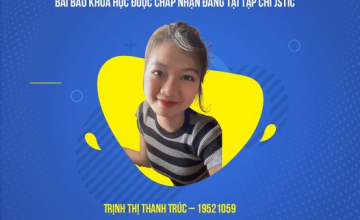 SINH VIÊN NĂM 2 CÓ BÀI BÁO KHOA HỌC ĐƯỢC CHẤP NHẬN ĐĂNG TẠI TẠP CHÍ KHOA HỌC CÔNG NGHỆ THÔNG TIN VÀ TRUYỀN THÔNG - JSTIC
