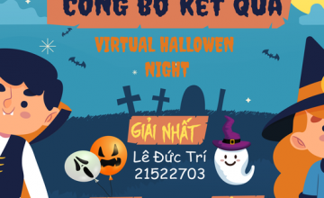 Công bố kết quả minigame “Virtual Halloween night”