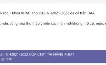 Seminar hướng dẫn xây dựng kế hoạch học tập cho HK2 - NH2021-2022