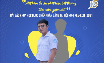 Hai sinh viên khoa Khoa học Máy tính phát triển đề tài khoa học nhằm kiểm soát các hành vi bất thường