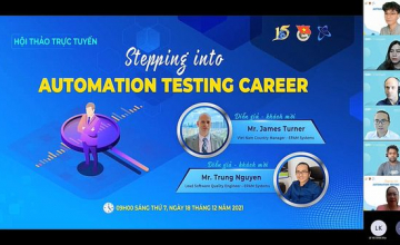 Tổng kết Webinar Stepping into Automation Testing Career