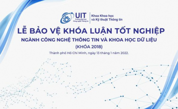 Chào mừng lễ bảo vệ khóa luận tốt nghiệp ngành Công nghệ Thông tin và Khoa học Dữ liệu khóa 2018