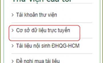  Thông báo: Phục vụ CSDL SCOPUS