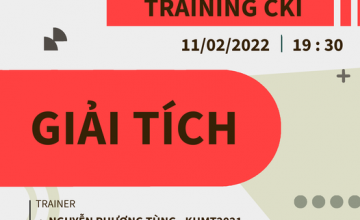 Training Giải tích khoa Công nghệ Phần mềm