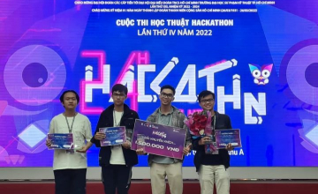 Sinh viên khoa Khoa học Máy tính đạt giải khuyến khích cuộc thi Hackathon lần thứ IV năm 2022