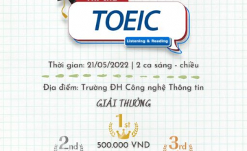[IS x Ehouse] Thi thử Toeic - Đánh giá năng lực tiếng anh năm 2022