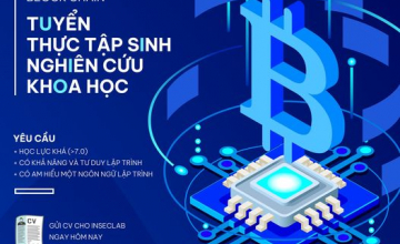 INSECLAB Tuyển thực tập sinh nghiên cứu khoa học