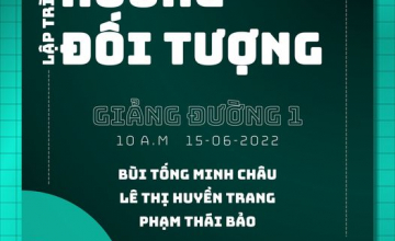 [BHT CNPM] Tổng kết training Cấu trúc rời rạc - Nhắc nhở training Lập trình hướng đối tượng