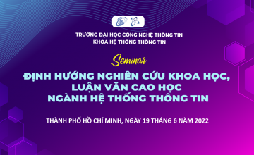  Định hướng nghiên cứu khoa học, luận văn cao học ngành hệ thống thông tin