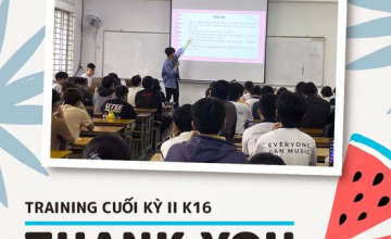 Tổng kết training buổi 5 và lời cảm ơn khoa Mạng Máy tính & Truyền thông