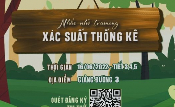 [BHT KHKTT và BHT HTTT] Nhắc nhở lịch training Xác suất thống kê 