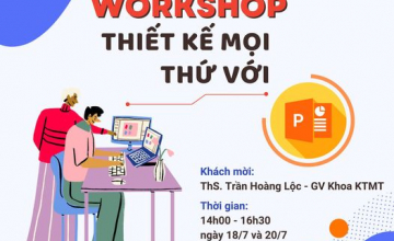 Đăng ký tham gia workshop “Thiết kế mọi thứ với Powerpoint”