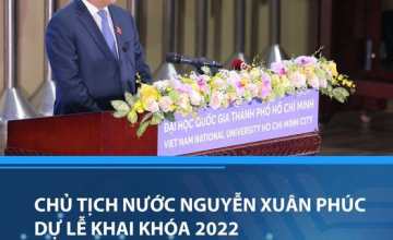 Chủ tịch nước Nguyễn Xuân Phúc dự lễ khai khóa 2022
