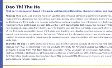 Thư mời tham dự Seminar NCKH lần 5 năm 2022 – Khoa MMT&TT