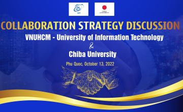 Thảo luận về chiến lược hợp tác giữa Trường Đại học Công nghệ Thông tin - Đại học Quốc gia TP.HCM (UIT) và Trường Đại học Chiba (Chiba University)