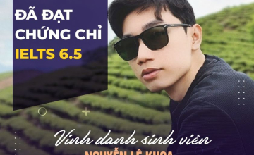 UIT - You are the best - Vinh danh sinh viên khoa HTTT đã xuất sắc đạt chứng chỉ IELTS 6.5