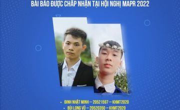 02 sinh viên khoa Khoa học Máy tính có bài báo chấp nhận đăng tại Hội nghị MAPR2022