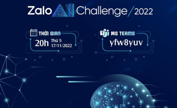 Seminar Giới thiệu và hướng dẫn cuộc thi Zalo AI Challenge