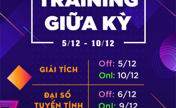 [BHT CNPM] Thông báo chuỗi training giữa kỳ I khóa 2022 năm học 2022 - 2023