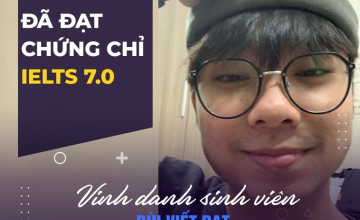 [UIT - You are the best] - Vinh danh sinh viên đã xuất sắc đạt chứng chỉ IELTS 7.0