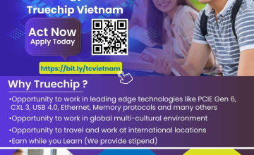 Thông tin về seminar giới thiệu cơ hội thực tập có lương tại Truechip Vietnam