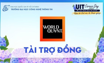 Giới thiệu tài trợ đồng UIT CAREER DAY 2022 - WorldQuant Việt Nam