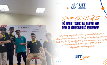  Đội thi CEEC-UIT trở thành 1 trong 3 đại diện Việt Nam tham dự vòng chung kết tại Romania