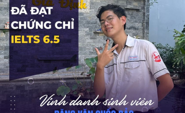 [UIT - You are the best] Vinh danh sinh viên Đặng Văn Quốc Bảo đã xuất sắc đạt chứng chỉ IELTS 6.5