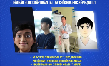 Phòng thí nghiệm MMLab có bài báo chấp nhận đăng tại bài báo được chấp nhận tại Tạp chí Multimedia Tools and Applications là một tạp chí quốc tế, thuộc danh mục ISI uy tín (xếp hạng Q1)