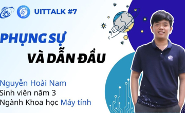 Lắng nghe UITtalk số 7 với những chia sẻ của sinh viên Nguyễn Hoài Nam 