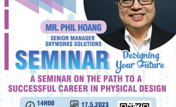Seminar “Designing Your Future: A Seminar on the Path to a Successful Career in Physical Design"