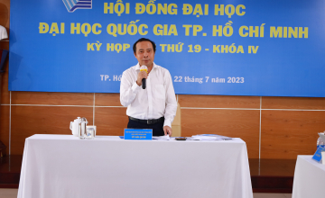 Hội đồng ĐHQG- HCM tổ chức phiên họp lần thứ 19, khóa IV 