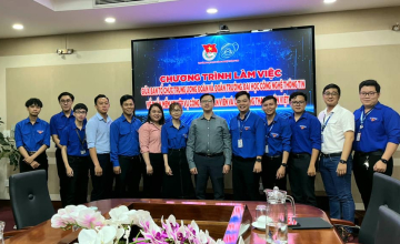 Chương trình làm việc giữa Trung ương Đoàn, Ban tổ chức Thành Đoàn và Đoàn trường ĐH Công nghệ Thông tin về ứng dụng Thanh niên Việt Nam và phần mềm nghiệp vụ công tác đoàn viên