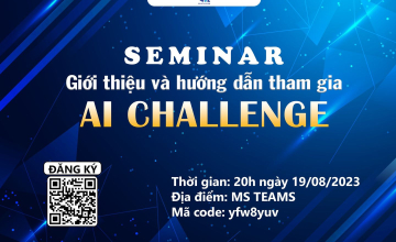 Seminar giới thiệu và hướng dẫn tham gia AI Challenge 2023