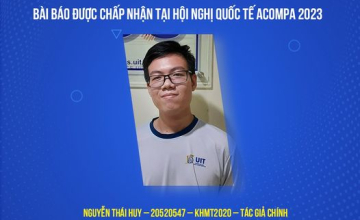  Nguyễn Thái Huy - Tác giả chính bài báo khoa học được đăng tại Hội nghị Quốc tế SOICT 2023
