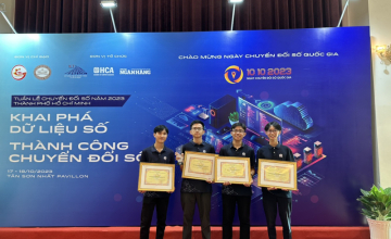 Sinh viên CLB AI - khoa Khoa học Máy tính đã đạt giải tại Hội thi Thử thách Trí tuệ Nhân tạo (AI Challenge) Thành phố Hồ Chí Minh năm 2023