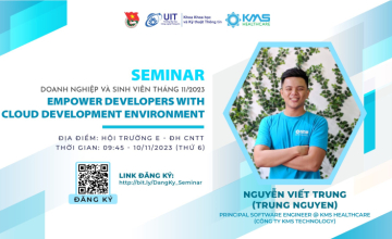 [Seminar] Doanh nghiệp và Sinh viên tháng 11/2023: Empower Developers with Cloud Development Environment