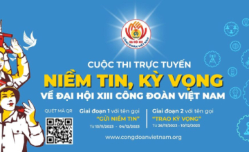 Cuộc thi trực tuyến niềm tin, kỳ vọng về Đại hội XIII Công đoàn Việt Nam