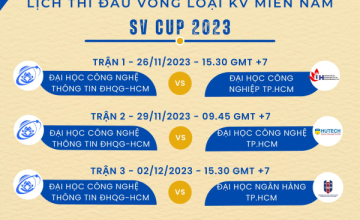 Đội tuyển bóng đá nam UIT tham gia SV CUP 2023
