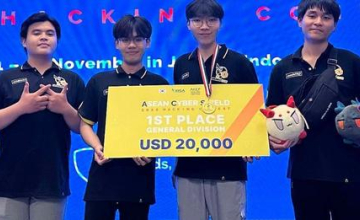 Nhóm sinh viên trường Đại học Công nghệ thông tin giành giải nhất cuộc thi hacking ASEAN Cyber Shield với phần thưởng 20.000 USD (gần 500 triệu đồng)