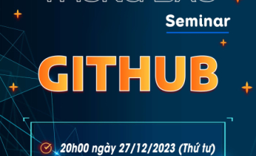 Thông báo về Seminar Github - BHT Đoàn khoa Mạng máy tính và Truyền thông