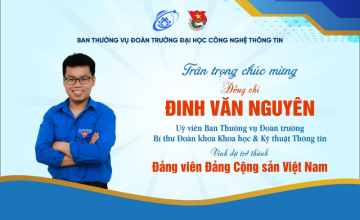 Chúc mừng Đồng chí Đinh Văn Nguyên vinh dự đứng vào hàng ngũ của Đảng Cộng sản Việt Nam