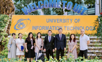  Đoàn công tác Đại học Bách khoa Hồng Kông đến thăm trường Đại học Công nghệ Thông tin, ĐHQG-HCM