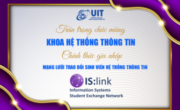 Khoa Hệ thống Thông tin, Trường Đại học Công nghệ Thông tin chính thức gia nhập The IS:Link Network