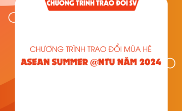 Chương trình trao đổi mùa hè ASEAN Summer @NTU năm 2024