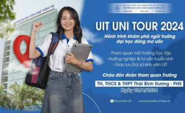 UNI Tour 2024: Chào đón Quý thầy cô và học sinh Trường TH-THCS-THPT Thái Bình Dương - PHS vào ngày 3/4/2024